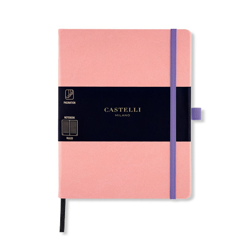 Cipria Castelli Aquarela Large Ruled Notebook