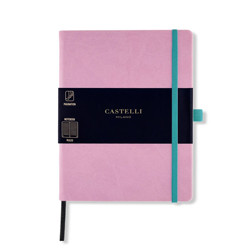 Mallow Castelli Aquarela Large Ruled Notebook