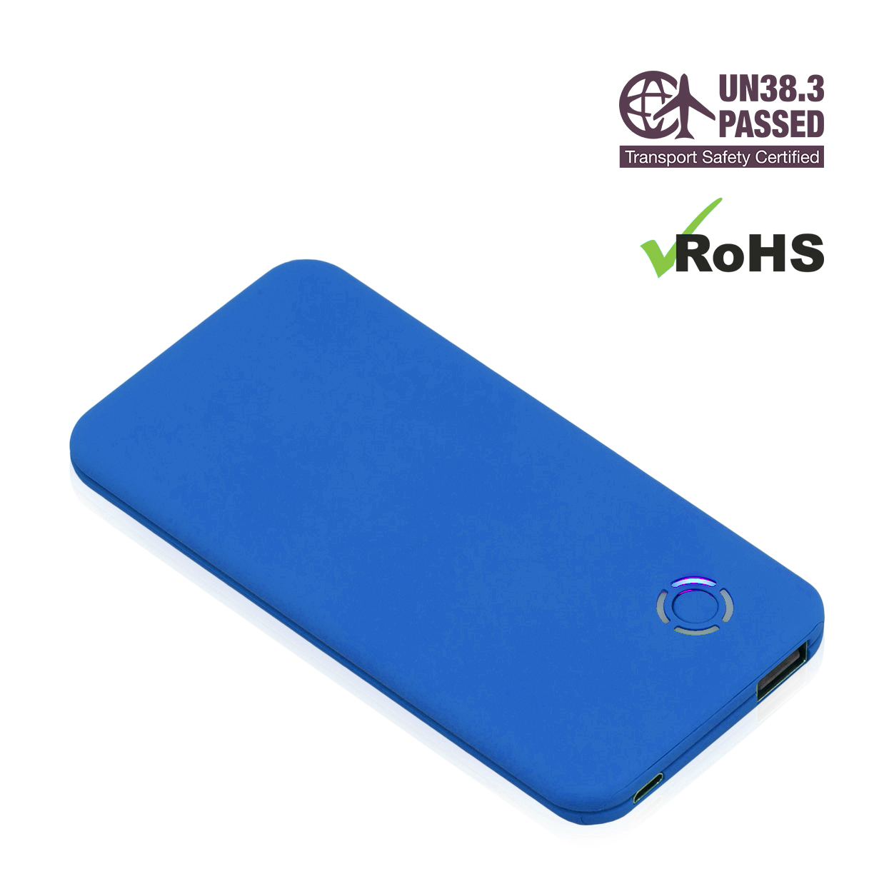 Light Blue Power Bank 4000mAh