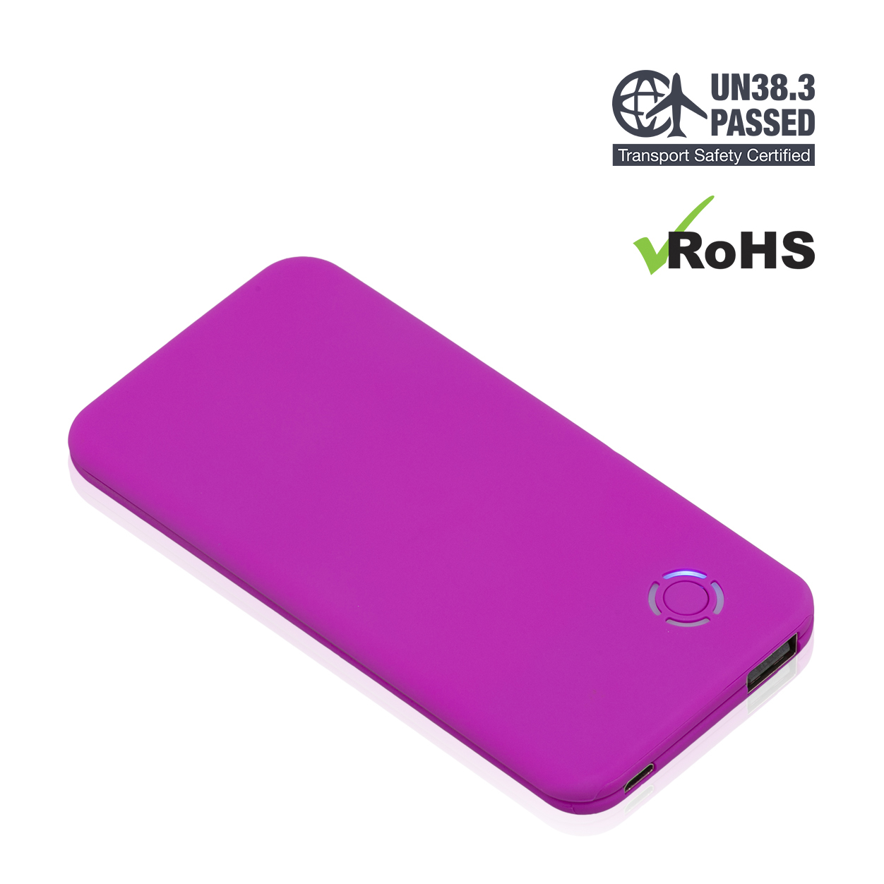 Purple Power Bank 4000mAh