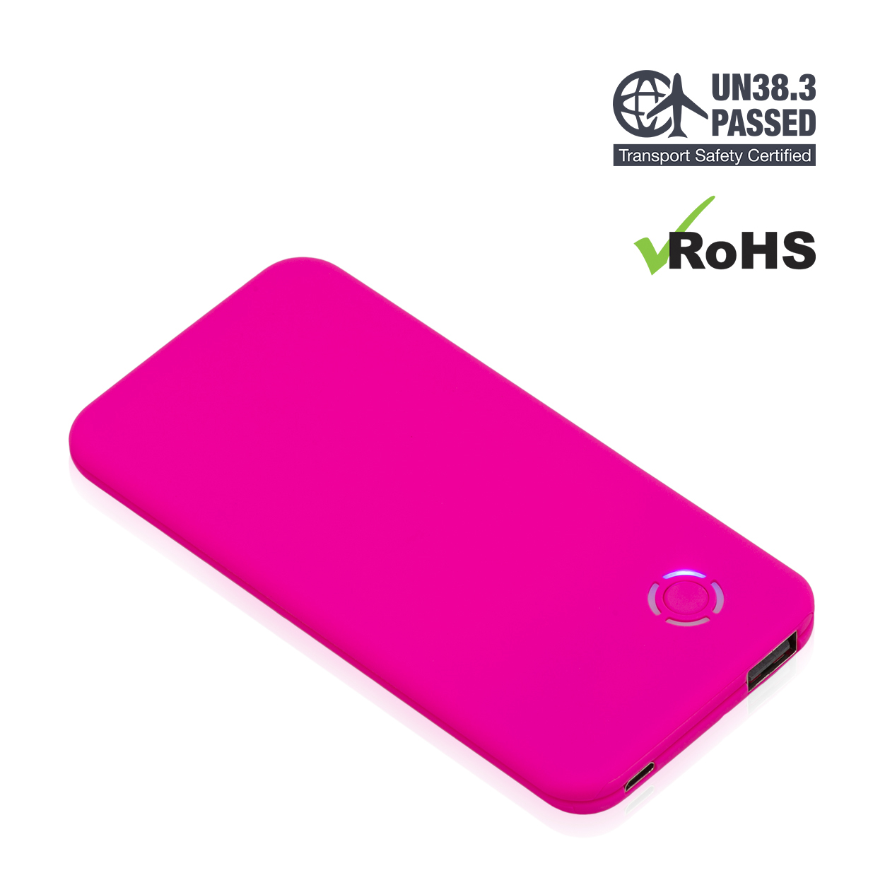 Pink Power Bank 4000mAh