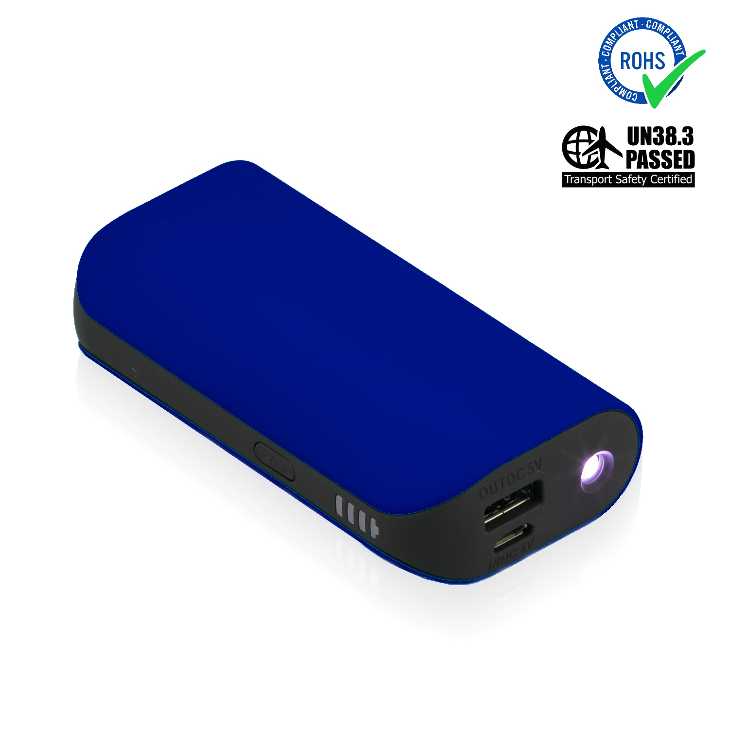 Reflex Blue Power Bank 5200 mAh + LED Torch 1