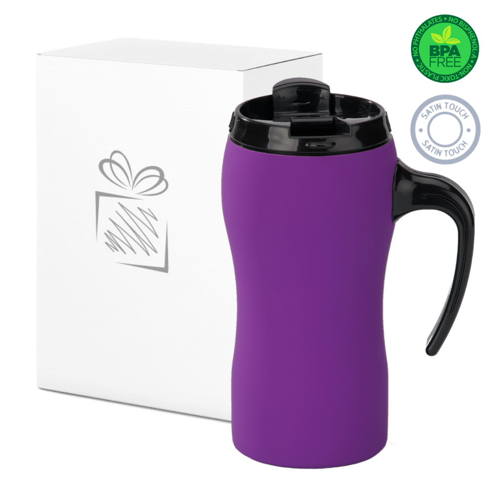 Purple Thermal Mug with Handle (450ml) 1